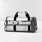 Sports Training Yoga Bag Laser Pu Leather Gym Bag